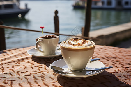 咖啡与港湾图片