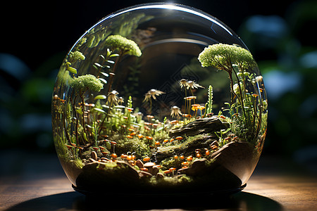 玻璃球中的蚂蚁家园图片