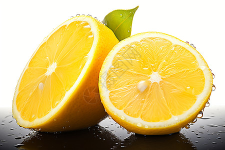 柠檬多汁背景图片