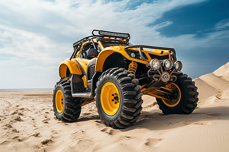 沙漠越野车背景图片