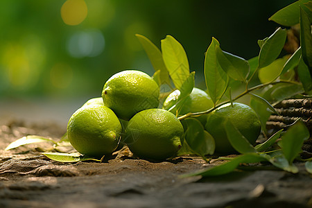 自然成熟的柠檬图片