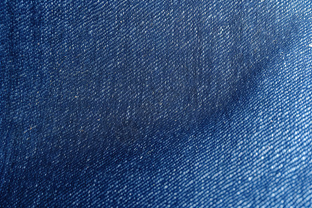 蓝色牛仔布的微观细节图片