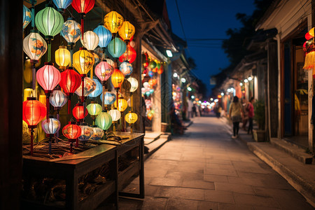 传统古建筑街道图片