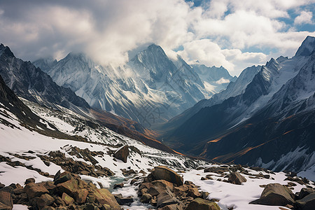 雪山之旅图片