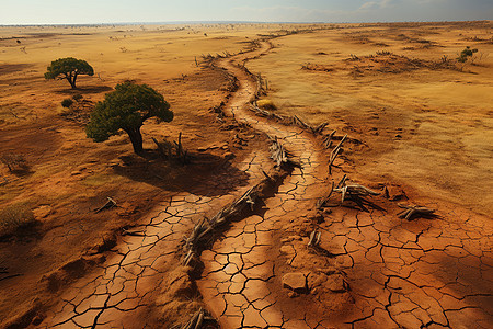 干旱的荒芜之地图片