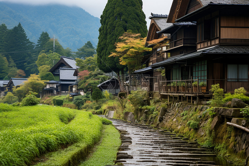 山村风光的乡村之美图片