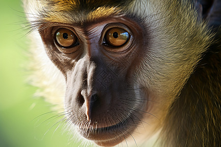 绿猴的忧伤忧伤的眼睛高清图片