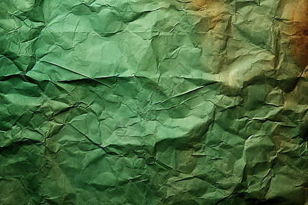 皱纹纸古旧的绿色纸背景