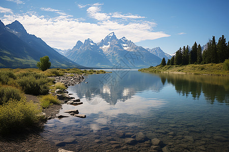 户外旅行大自然的天然美景背景