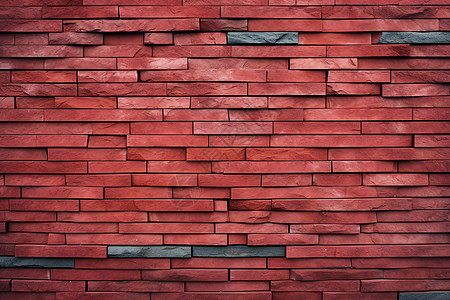粗糙的红砖墙壁背景图片