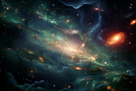 宇宙中壮观的星光图片