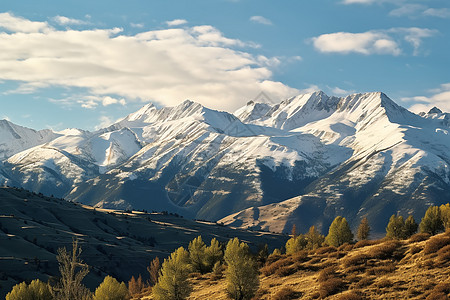 美丽的冰雪山川图片