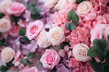 仪式感婚宴玫瑰花装饰图片