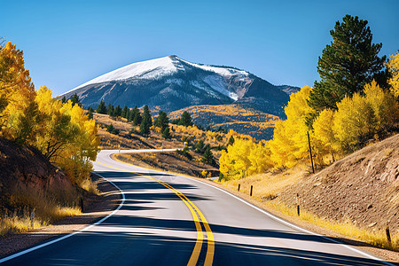 曲折道路曲折的山路背景