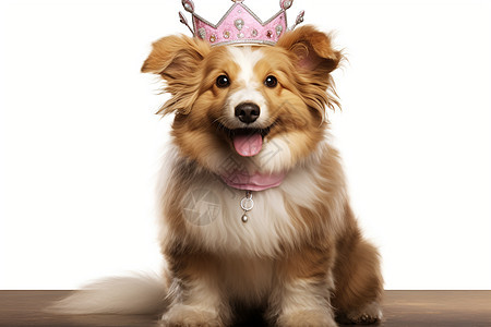 可爱的王后小狗图片