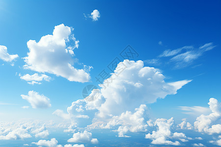 天空中有很多云朵图片