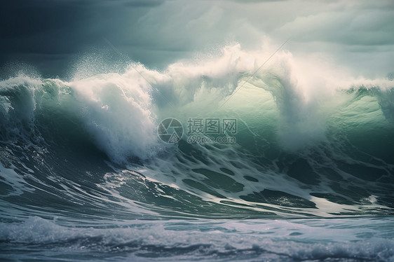 翻涌的海浪图片