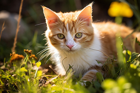 好奇的小猫图片