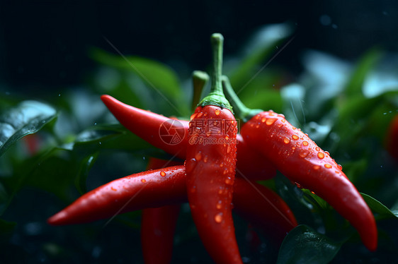 种植的红辣椒图片
