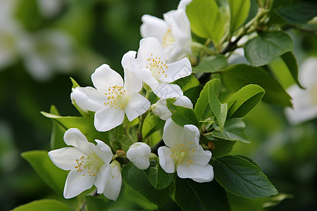 宜人清香的茉莉花高清图片