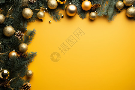 圣诞树上的饰品图片