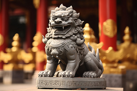 装饰北京石狮装饰背景