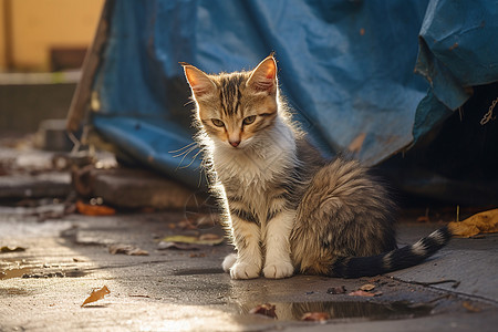 关爱流浪猫图片