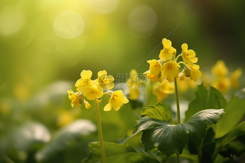 春日里绽放的鲜花图片