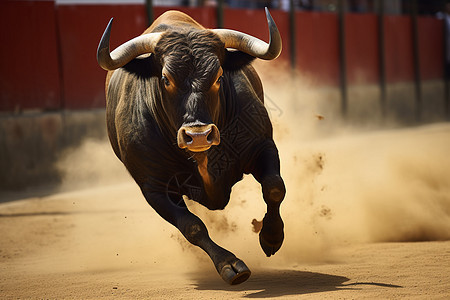 传统的西班牙斗牛活动图片