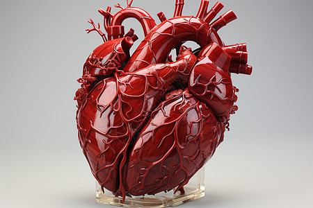 红色心脏模型图片