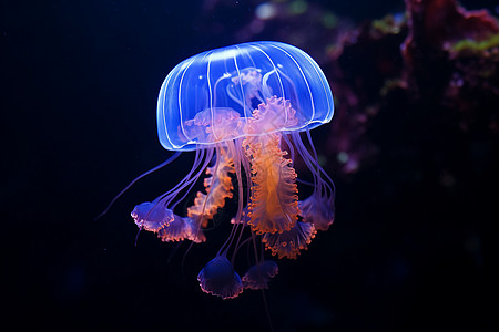 神奇的海底水母图片