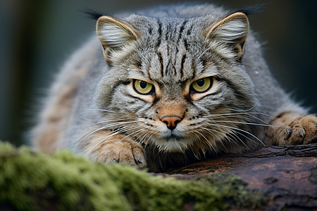 狩猎的野猫图片