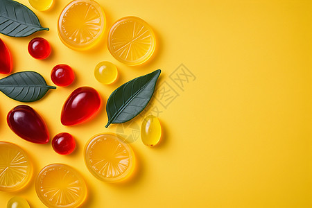 手工制作的水果软糖图片