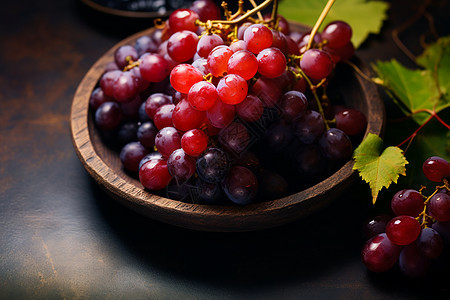 健康的乡村葡萄图片