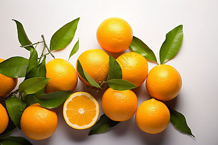 新鲜独特的橙子图片