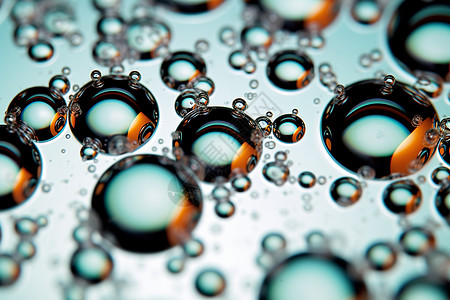 桌面水珠桌面上的微观水滴凝结设计图片