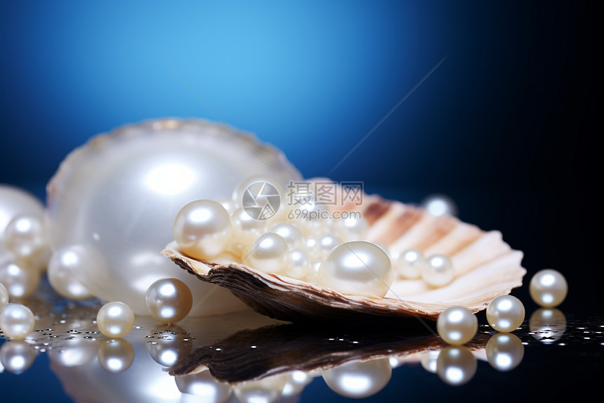 美丽奢华的珍珠图片