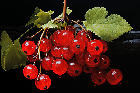 成熟的红色浆果图片