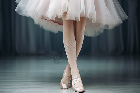 跳芭蕾的女性背景图片