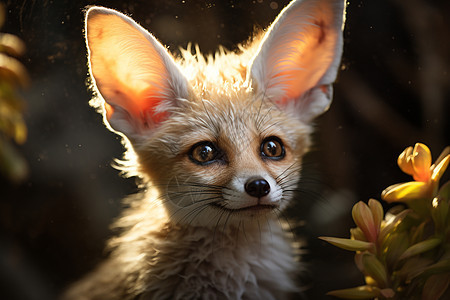 草地上的可爱狐狸图片