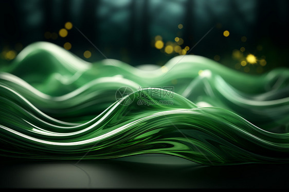 绿色的流动纹理图片
