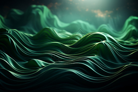 绚丽的抽象波浪图片
