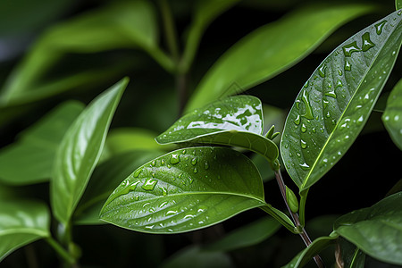 户外清新的绿萝植物图片