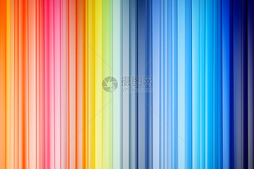 美丽的彩虹线条图片