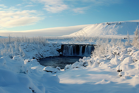 冬日的冰岛图片