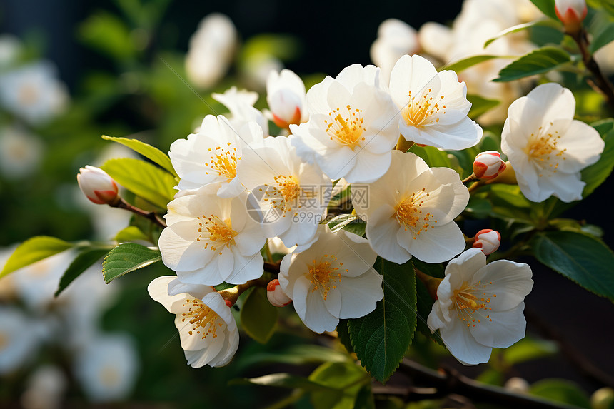 清新小白花图片