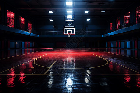 篮球地板篮球场背景背景