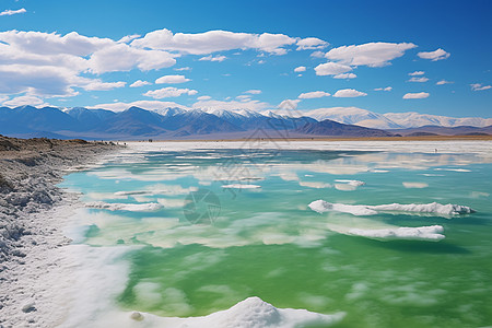 美丽青海湖著名的青海湖景观背景