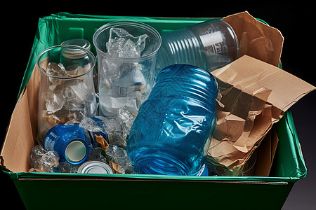 塑料瓶和其他杂物图片