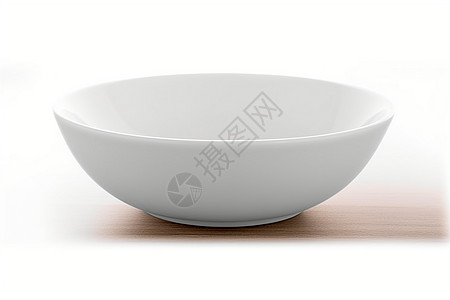 产品图白色的陶瓷碗背景